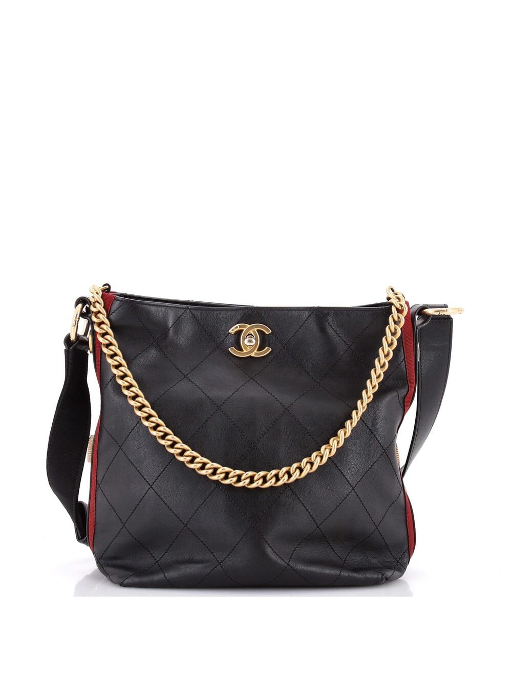 Chanel Button Up Hobo Quilted Calfskin #264243C39B